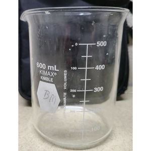 KIMAX Glass 600mL Graduated Low Form KIMBLE Beaker 14000